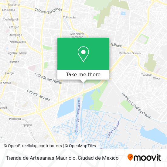 Tienda de Artesanias Mauricio map