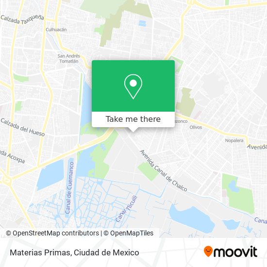 Materias Primas map