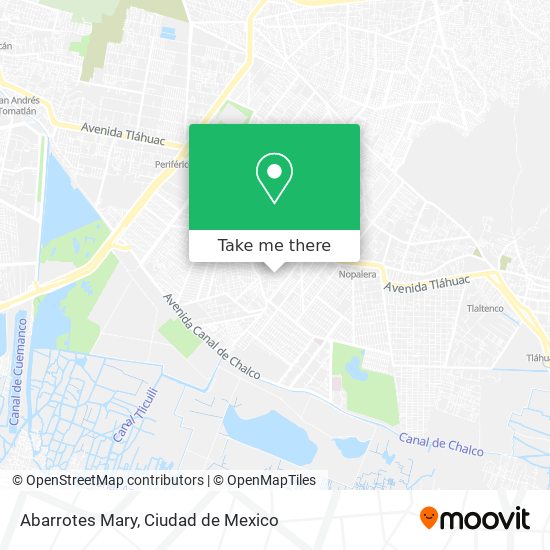 Abarrotes Mary map