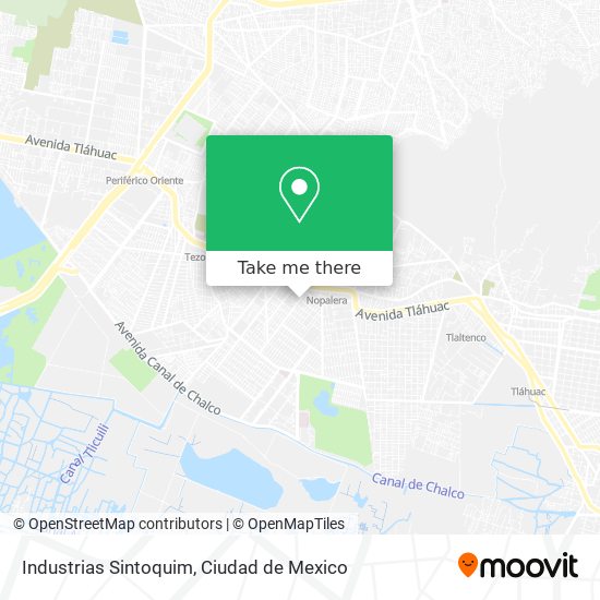Industrias Sintoquim map