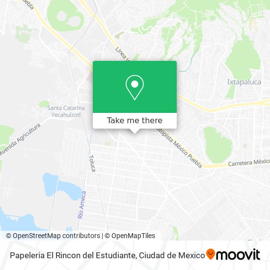 Papeleria El Rincon del Estudiante map