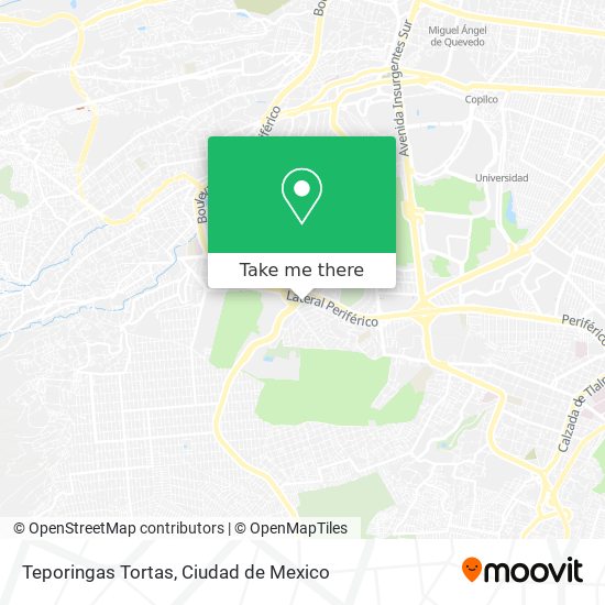 Teporingas Tortas map