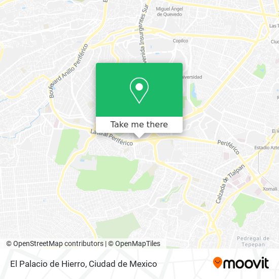 Mapa de El Palacio de Hierro