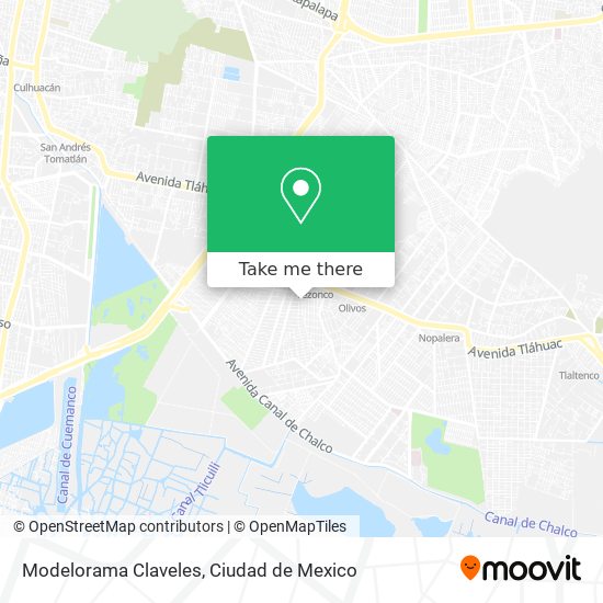 Modelorama Claveles map