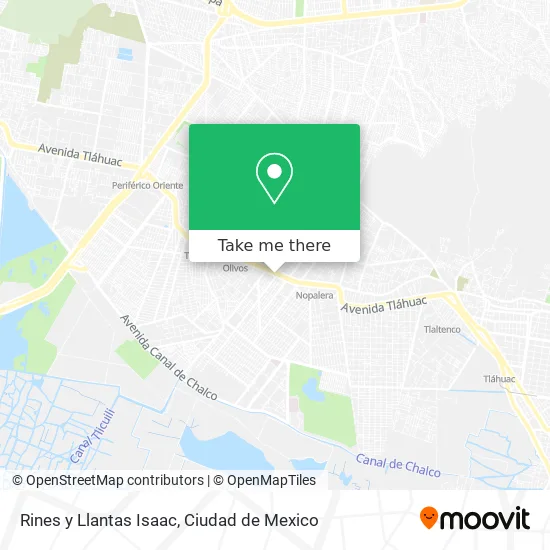 Rines y Llantas Isaac map