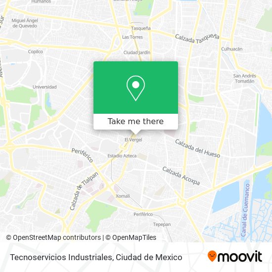 Tecnoservicios Industriales map