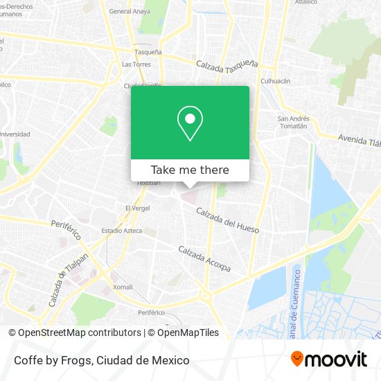 Coffe by Frogs map