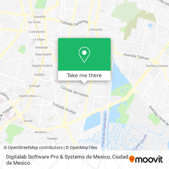 Mapa de Digitalab Software Pro & Systems de Mexico