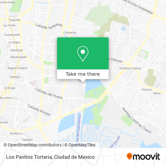 Mapa de Los Pavitos Torteria