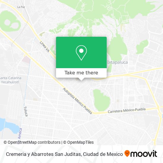 Cremeria y Abarrotes San Juditas map