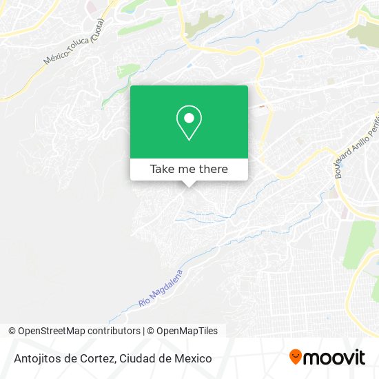 Antojitos de Cortez map