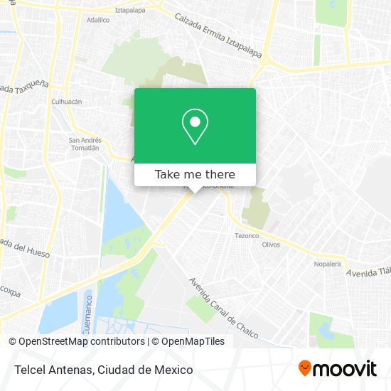 Mapa de Telcel Antenas