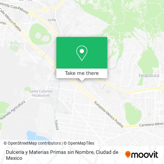 Dulcería y Materias Primas sin Nombre map