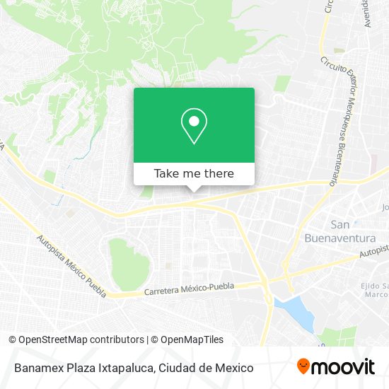 Banamex Plaza Ixtapaluca map