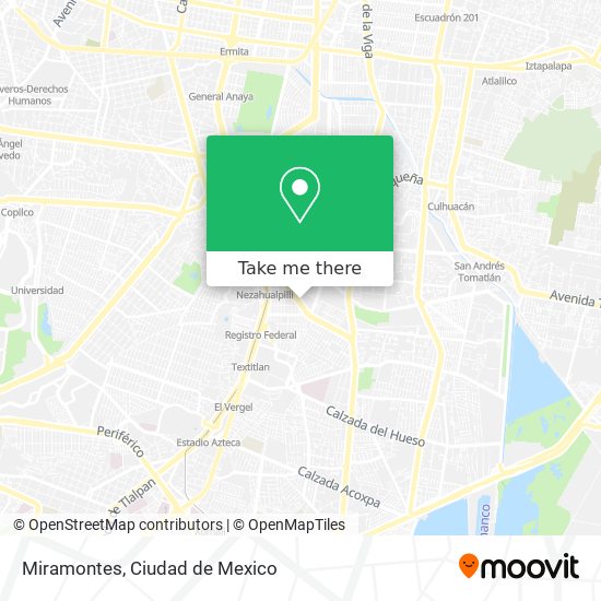 Miramontes map