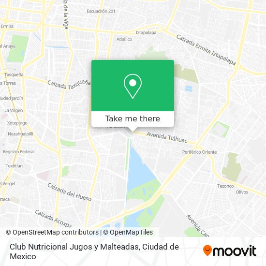 Club Nutricional Jugos y Malteadas map