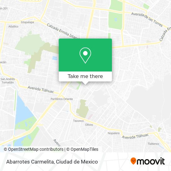 Abarrotes Carmelita map