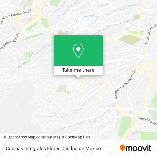 Cocinas Integrales Flores map