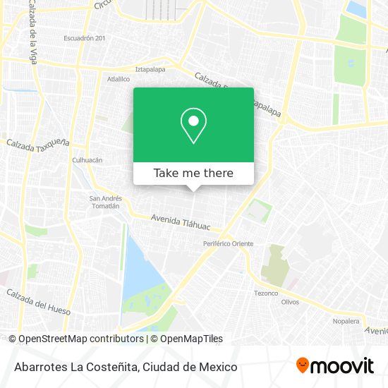 Abarrotes La Costeñita map