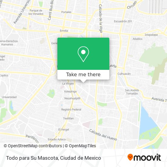 Todo para Su Mascota map