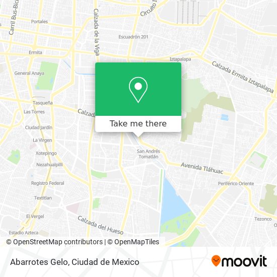 Abarrotes Gelo map