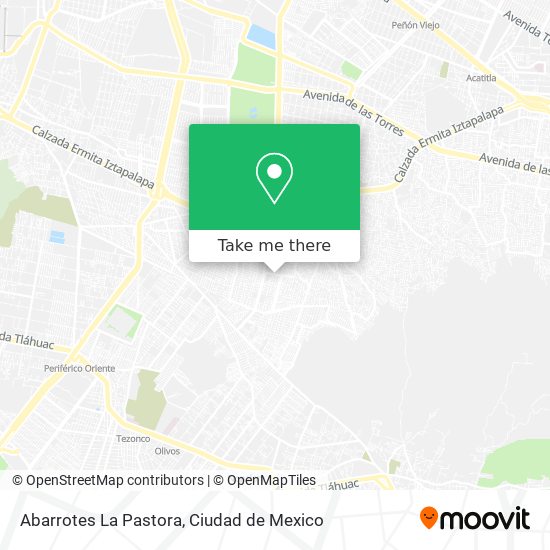 Abarrotes La Pastora map