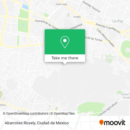 Abarrotes Rosely map