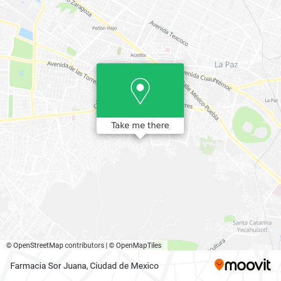 Farmacia Sor Juana map