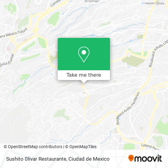 Sushito 0livar Restaurante map