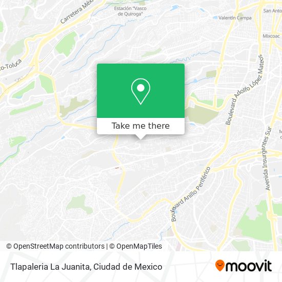 Mapa de Tlapaleria La Juanita