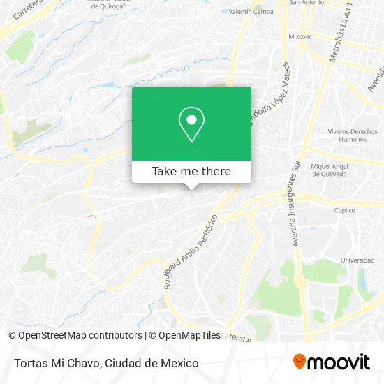 Tortas Mi Chavo map