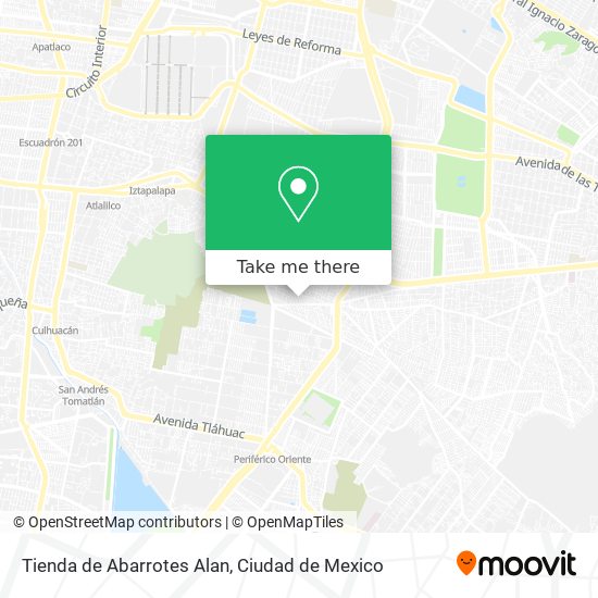 Mapa de Tienda de Abarrotes Alan