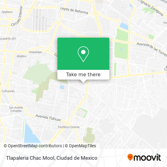 Tlapaleria Chac Mool map