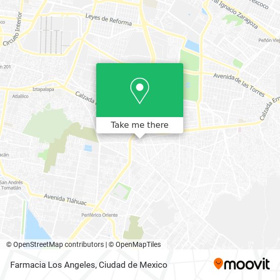 Mapa de Farmacia Los Angeles