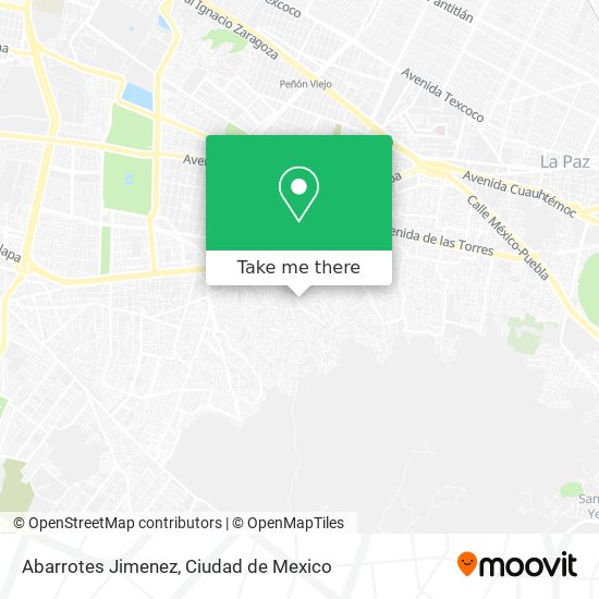 Abarrotes Jimenez map