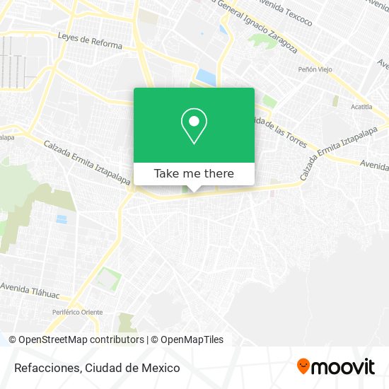 Mapa de Refacciones