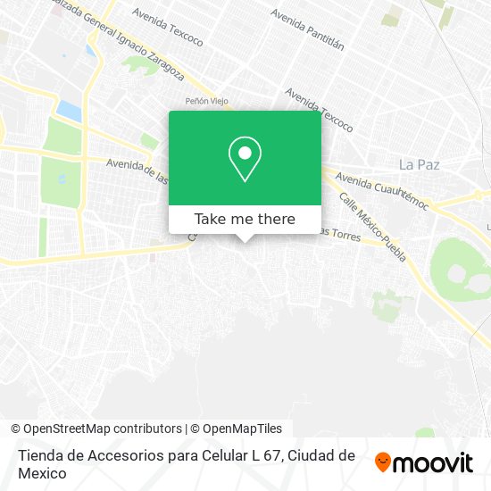 Mapa de Tienda de Accesorios para Celular L 67