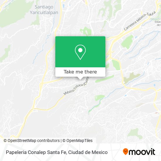 Papeleria Conalep Santa Fe map