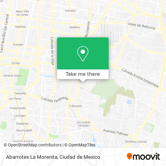 Abarrotes La Morenita map