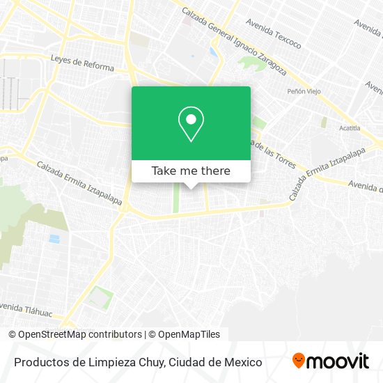 Productos de Limpieza Chuy map