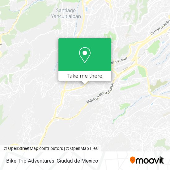 Bike Trip Adventures map