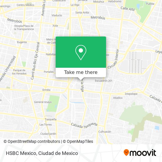 Mapa de HSBC Mexico
