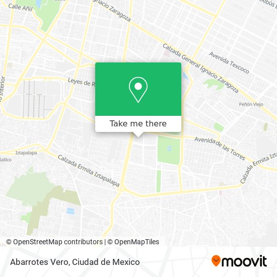 Abarrotes Vero map