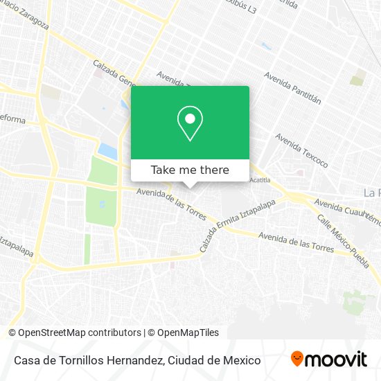 Casa de Tornillos Hernandez map