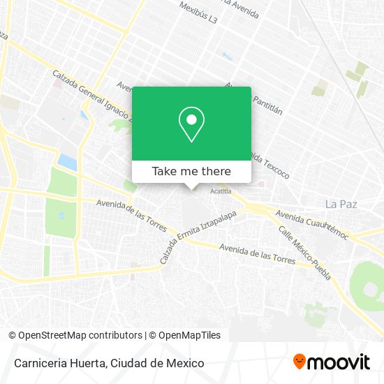 Carniceria Huerta map