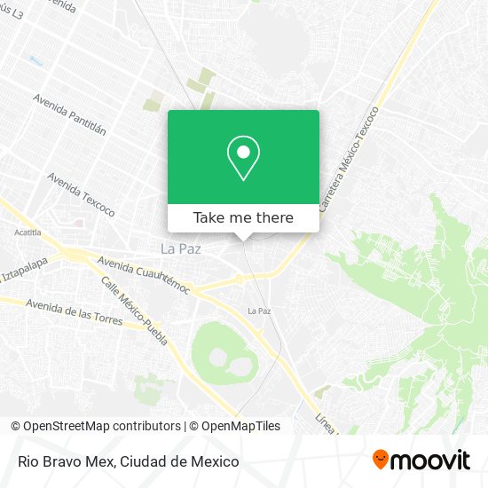 Mapa de Rio Bravo Mex