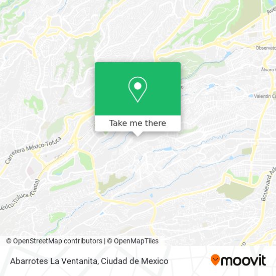 Abarrotes La Ventanita map