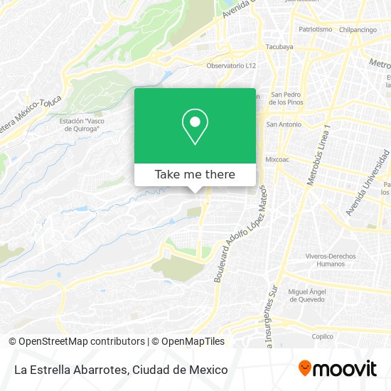 La Estrella Abarrotes map