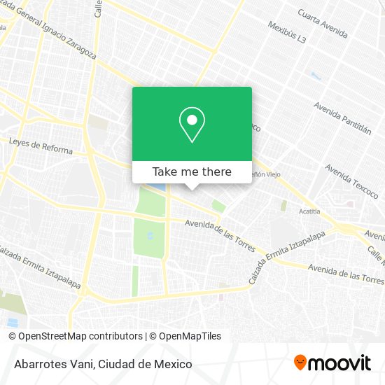 Mapa de Abarrotes Vani