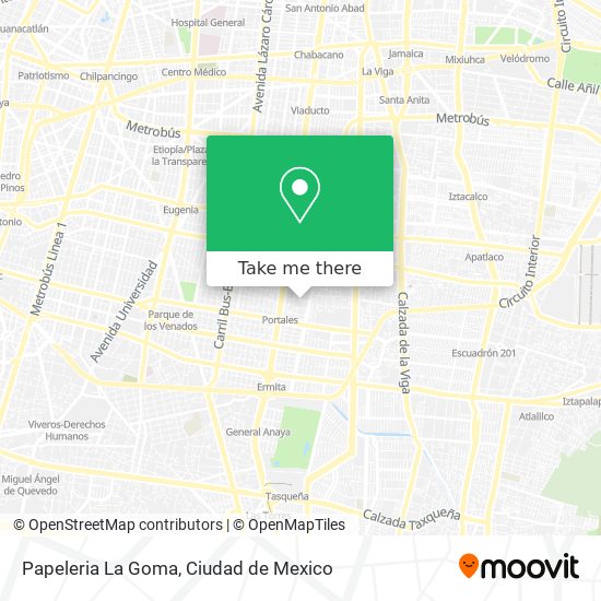 Papeleria La Goma map